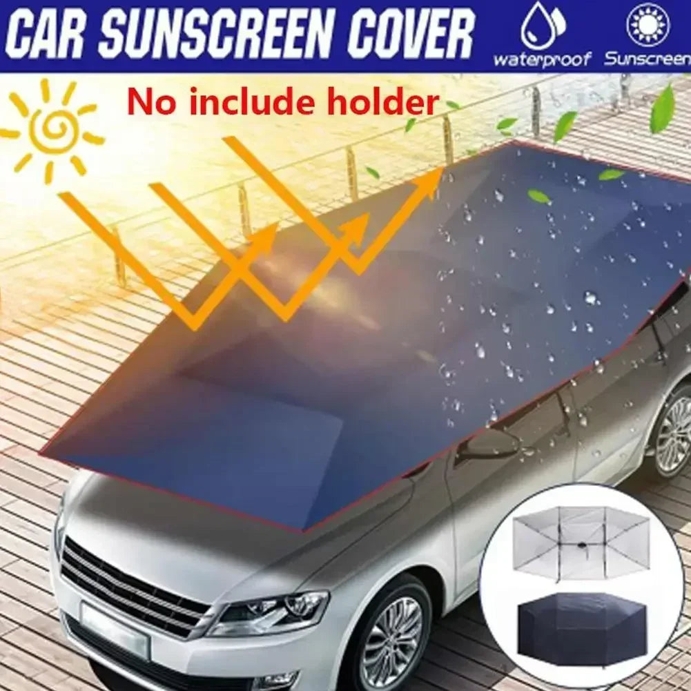 Super Large Car Sunshade Umbrella Fully Automatic Folding Roof Summer Sunscreen Shed Remote Control Portable Canopy Cover Amagi