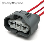 1 Set 3 Pin Car Inline Hybrid Fan Motor Electrical Cable Connectors Female Wire Harness Plug 6189-0588 For Toyota Mitsubishi