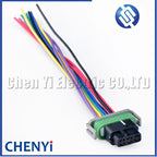 12 Pin female automotive waterproof Miniature connector motorcycle tachometer Wire harness plug DJ7127A-0.8-21 For Harley