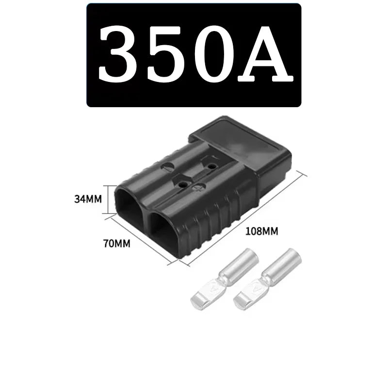 2PCS 50A 120A 175A 350A Battery Connector Plug 600V Quick Connect Disconnect Winch Trailer Forklift Wire Harness Power Cable Kit