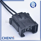 2 pin female auto housing waterproof plug wiring harness cable connector MG640543-5 with 15cm 18AWG wire
