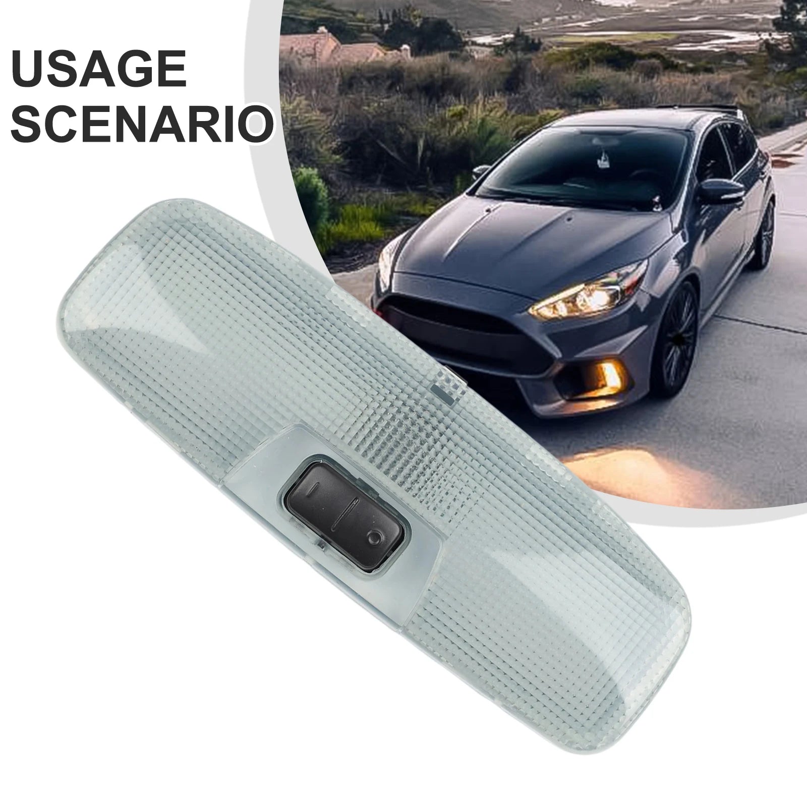Car Roof Reading Light Interior Dome LED Reading Lamp For Ford Focus 8A6A13776AB 8A6A13776CA Roof LED Lamp
