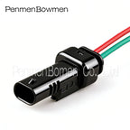 1 Set 2 Pin Car 805-120-521 Daytime Rerunning Light Fuel Injector Electrical Cable Connectors Wire Harness Plug A0225451926