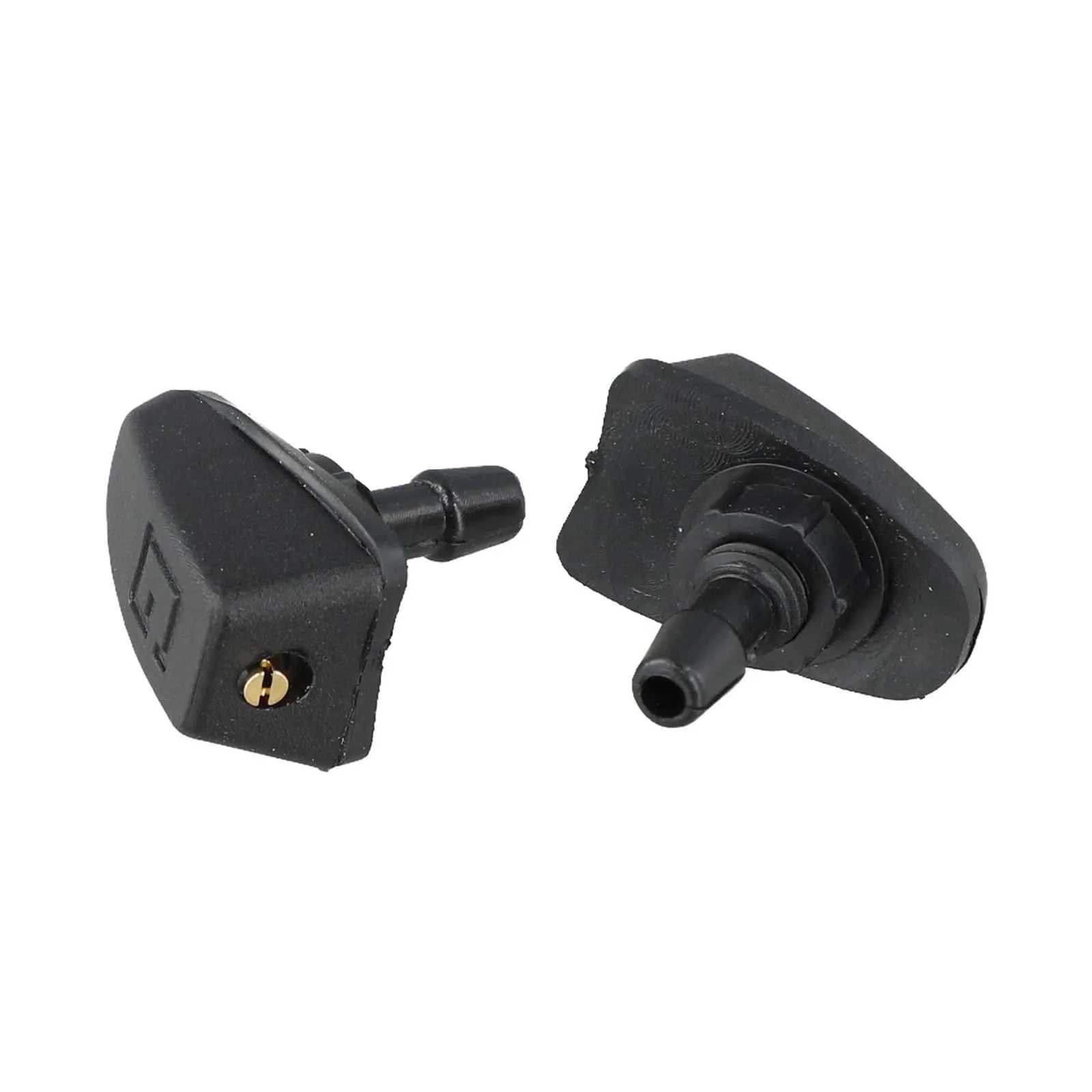 2Pcs Car Front Windshield Wiper Nozzle Car Fan-shaped Mist Windscreen Washer Water Spray Jets Nozzles Accessories