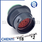 20 Pin auto connector Wire harness plug HDP26-18-20SN HDP24-18-20PN HDP26-18-20SE HDP24-18-20PE For Deutsch HDP series