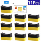Car Wash Microfiber Towel Cleaning Sponge Brush Set for Wheel Wipe Water Suction Sponge Pad Polishing Tyre Brushes Tools Amagi
