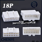 1 set 18 Pin headlight wiper combination switch light plug Window lifter fuse box plug 936213-1 936204-1