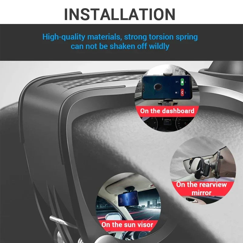 Car Dashboard Phone Holder Smartphone Stand For Mitsubishi Asx Lancer Outlander Pajero Sport L200 Colt Carisma Galant Grandis