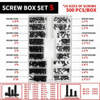 500Pcs/Box M1.2 M1.4 M2 Universal Mini Small Screws Nuts Assortment Kit For Sunglass Watch Eye Glasses Clock Laptop Repair Tools