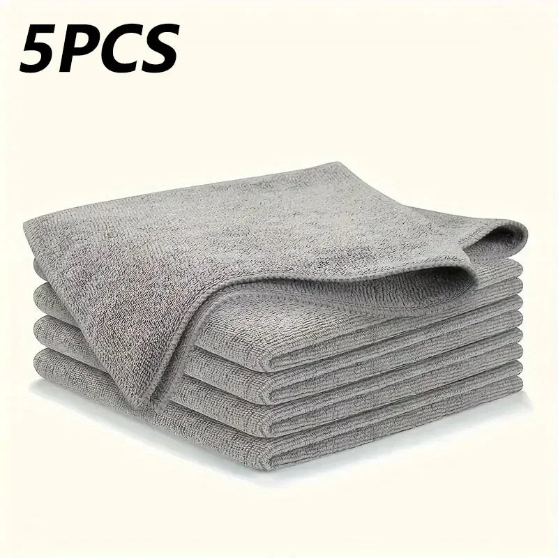 Microfiber Cleaning Cloth Soft Absorbent Wash Dishcloth Reusable Window Car Clean Towel Household Cleaning Rags Amagi