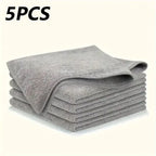 Microfiber Cleaning Cloth Soft Absorbent Wash Dishcloth Reusable Window Car Clean Towel Household Cleaning Rags Amagi