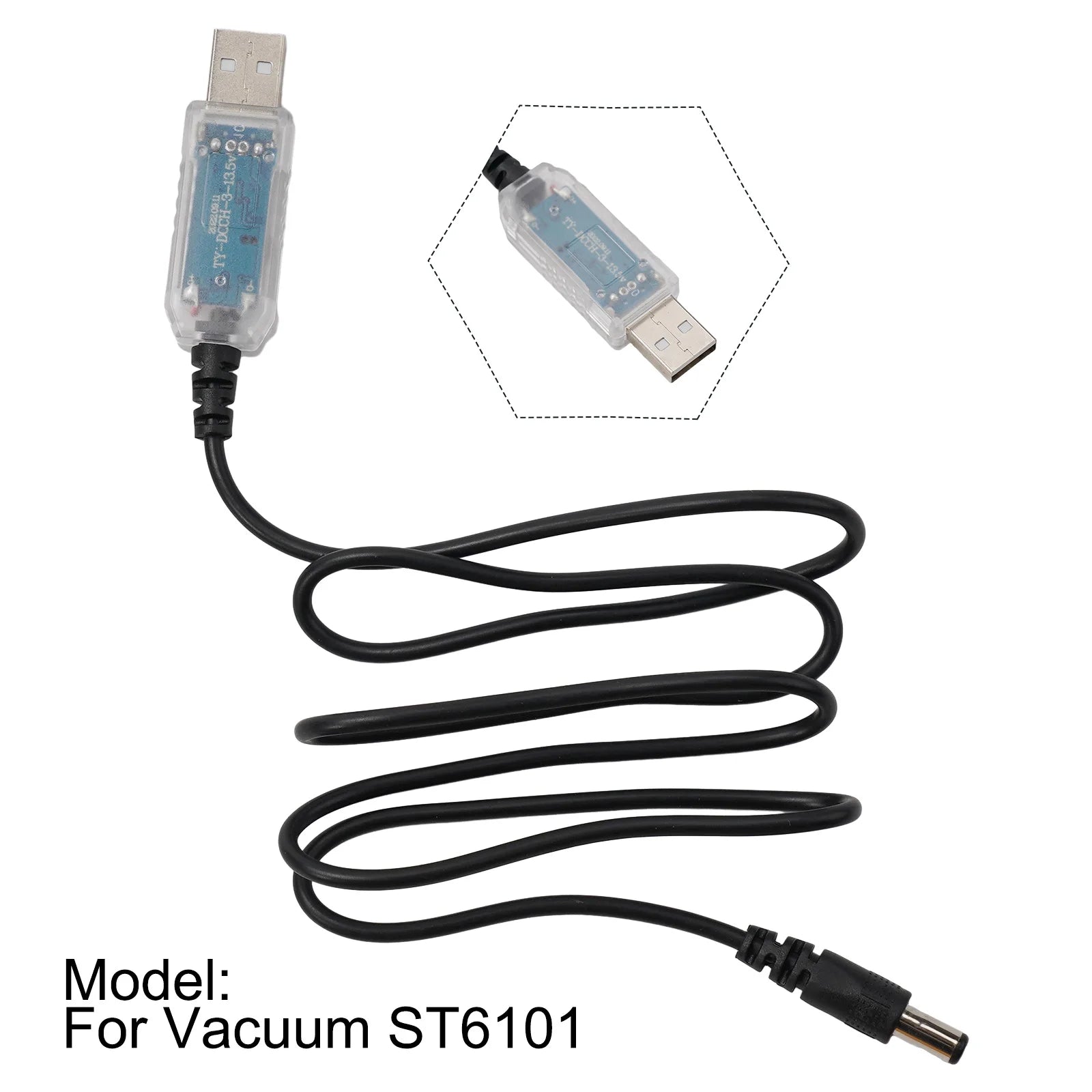 1pc Charging Cable For Car Household Vacumn Cleaner ST-6101 120W USB Charging Cable Wire Accessories Home Vacuum Cleaner Parts