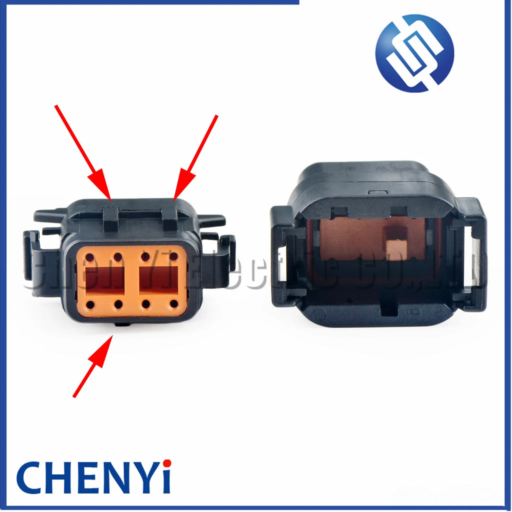 8 Pin DTM series Automotive waterproof connector wire harness connector DTM06-8SB DTM04-8PB For Deutsch