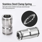 304 Stainless Steel Pneumatic Quick Connect Fitting PG PU 4 6 8 10mm for Air Compressor Gas Pipe Hydraulic Plug-In 10-50PCS