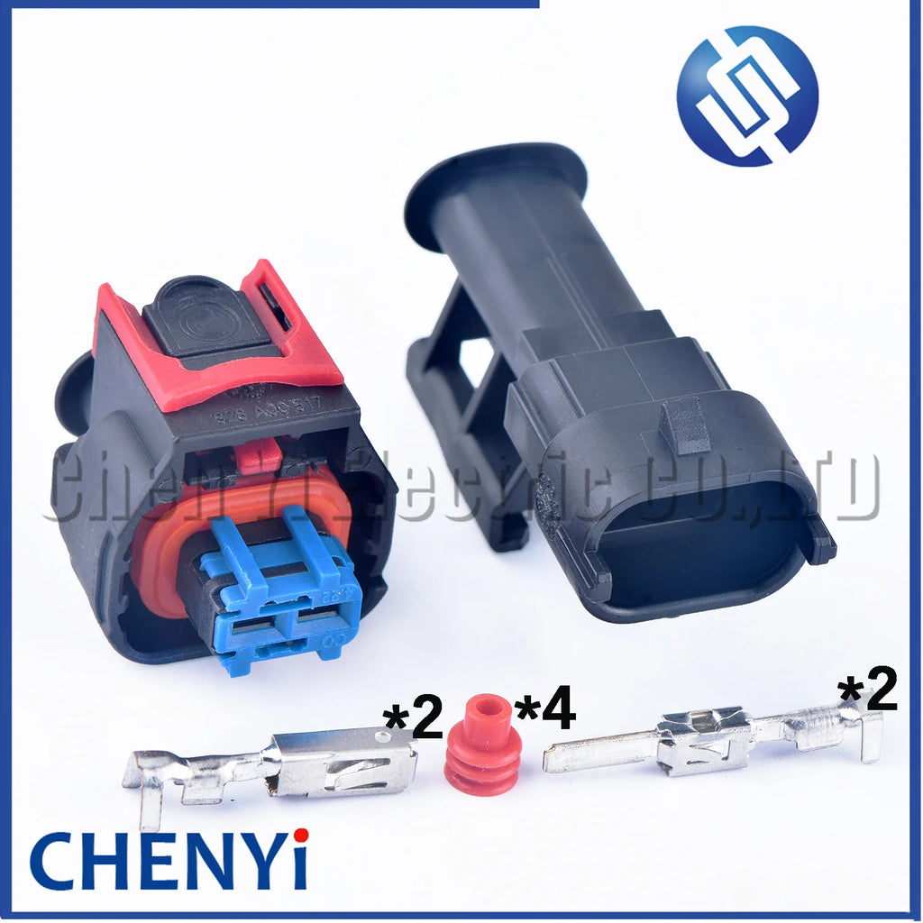 2 Pin 2.8 Series 1928405521 1928A00517 fuel injector plug Auto Waterproof Electric Wire Cable Socket Connector 1928403428