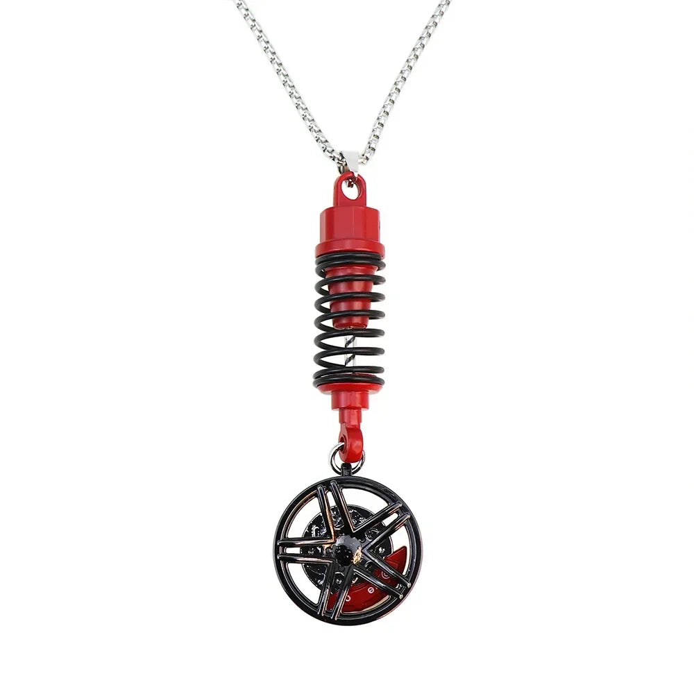 Creative Wheel Hub Brake Shock Absorber Car Pendant Up-market Customization Car Interior Ornaments Accessories Amagi