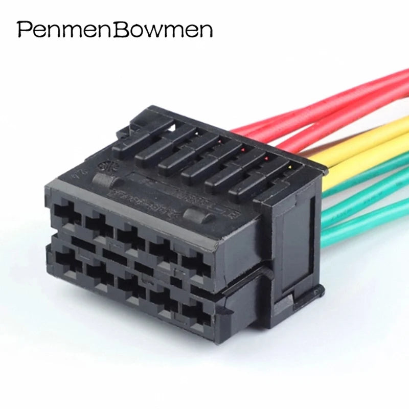 1 Set 10 Pin Auto Unsealed Glass Lifter The truck Socket Parts Electrical Cable Connectors Wire Harness Plug 1418994-1
