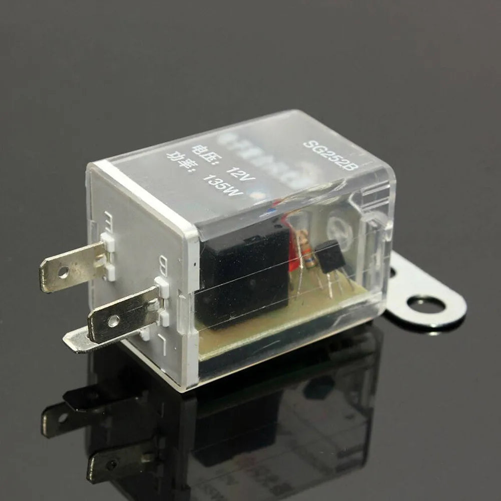 Car LED Light Flasher Relay 12V 3Pin Turn Signal Rate Control Blinker Relay 180W Car Turn Signal Indicator Flash Relay