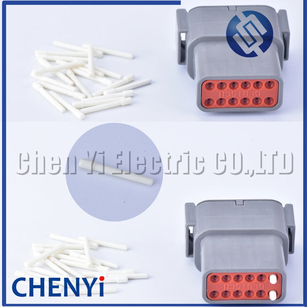 12 Pin Deutch IPD DT Connector DT15-12PA DT13-12PA PBC Straight Needle bender Seat solder panel end socket DT06-12S DT04-12P