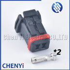 2 Pin Male Female automobile waterproof connector side lamp plug Rearview Mirror Cable Socket Sensor Plug MX19002P51 MX19002S51