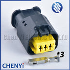3 Pin female Auto Electri waterproof plug connector E1 C3 C4 1801178-1 1801178-2 1801178-3 1801178-4 for Peugeot Citroen Renault