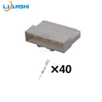 6098-5585/1318389-1/1376113-2 is suitable for Toyota instrument automotive wiring harness plugs with 40 holes