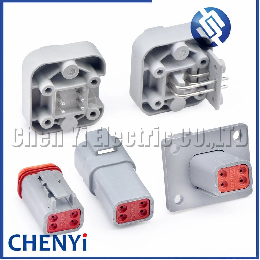 4 Pin Automotive Waterproof Connector Wire harness plug DT06-4S DT04-4P DT04-4P-L012 DT15-4P DT13-4P For Deutsch DT series