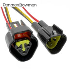 1 Set 3 Pin Auto Instrument Throttle Turn Grip Electrical Cable Connectors Male Female Wire Harness Plug FW-C-3M-B FW-C-3F-B