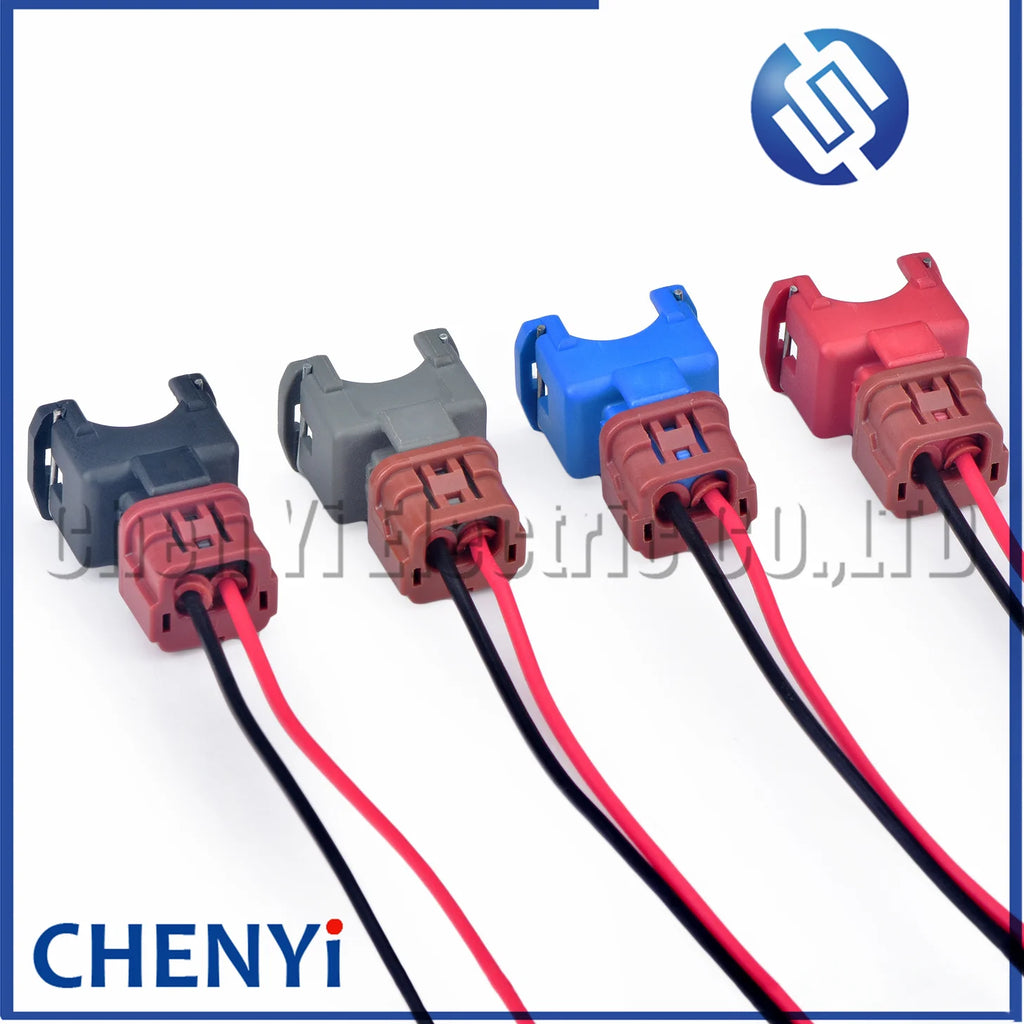 2 Pin Auto Knock Sensor Connector Fuel Injector Wire harness plug PB185-02326 For Mitsubishi Nissan MMC A32 A33 4G91 4G92