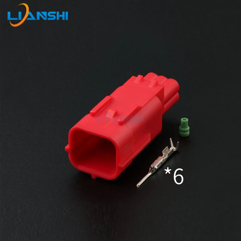 MWTR(P)B-06-1A-R red 6P electronic fuel injection motorcycle ODB diagnostic connector DJ7069Y-0.6-11/21