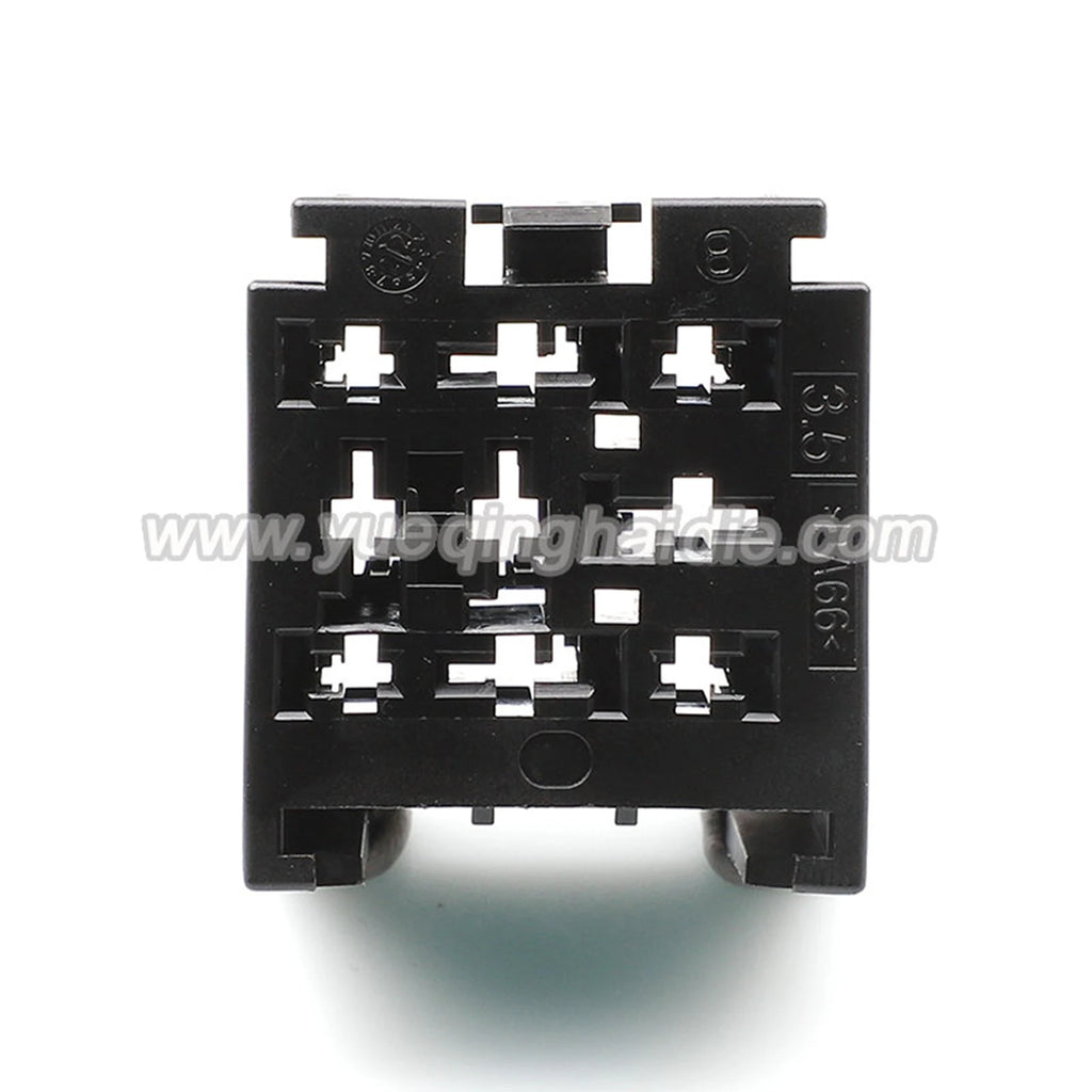 9-PIN Unsealed Hybrid Wire Automobile Connector 3.5mm 6.3mm Female Connectors Cable Socket Wiring Harness 185403-2