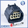8 Pin Auto waterproof connector Electronic accelerator pedal sensor Wire harness plug 7283-5684-10 7282-5684-10 For Mazda Ford