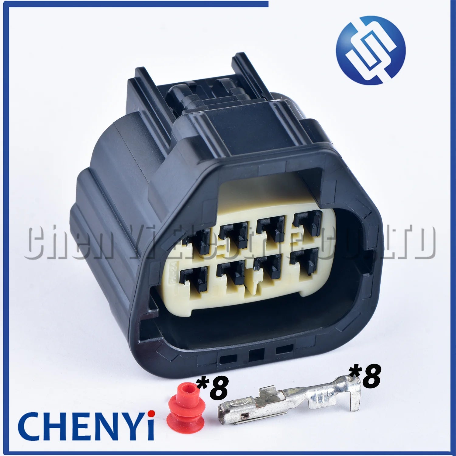 8 Pin Auto waterproof connector Electronic accelerator pedal sensor Wire harness plug 7283-5684-10 7282-5684-10 For Mazda Ford