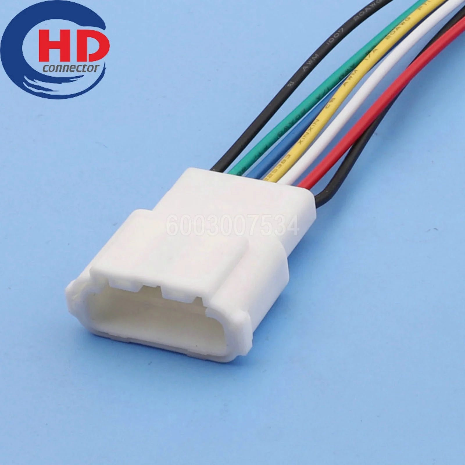 7 Pin Waterproof 1.2 mm Series Car Male Cable Plug Auto Wiring Harness Socket Electric Wire Connector 7228-6072