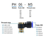 10/50/200PCS Pneumatic Straight Connector BSPT Thread, External Hex Air Hose Fitting 1/8 1/4 3/8 1/2 Inch for Air Compressor
