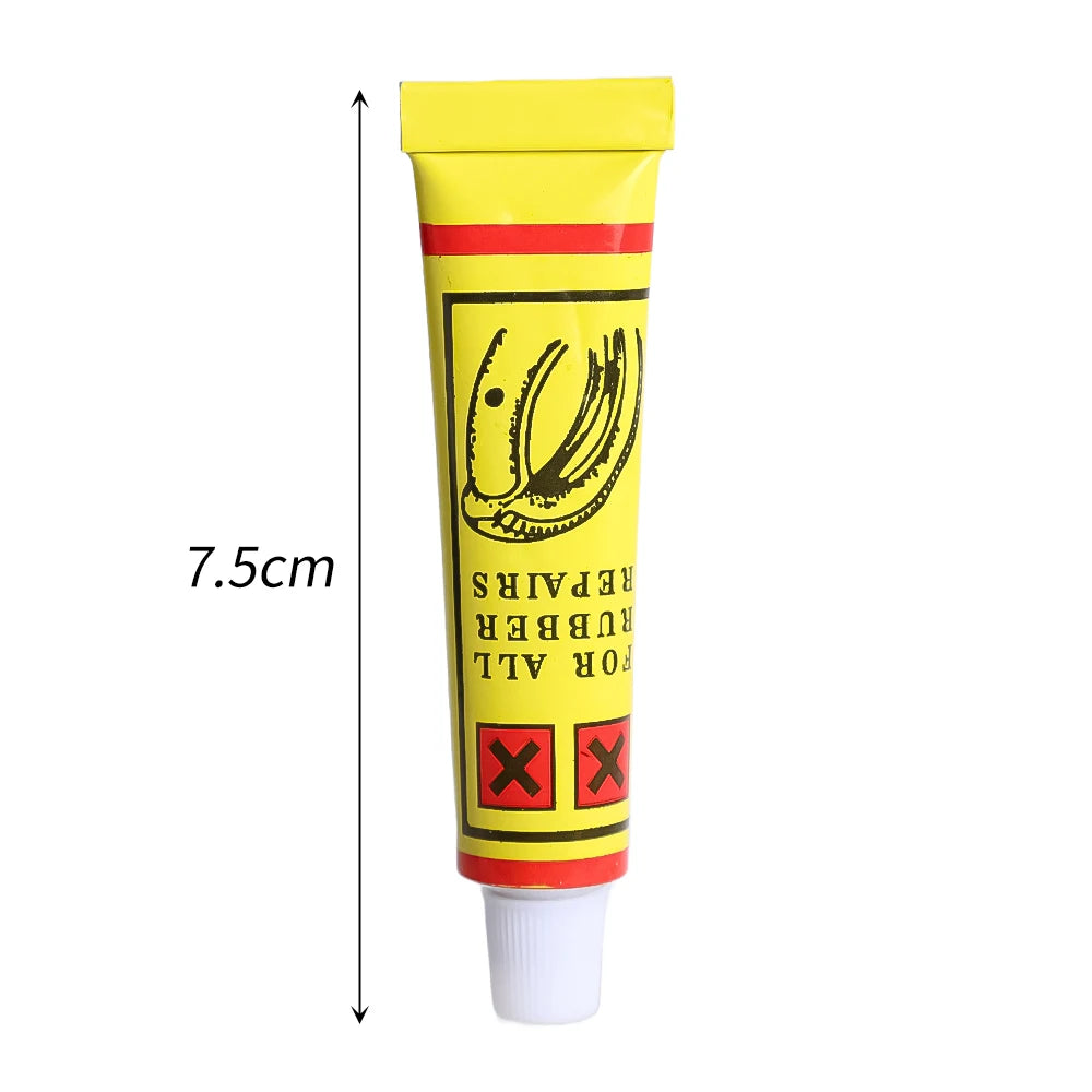 Tire Tyre Repairing Glue Universal Car Motorcycle Bike Wheel Repairing Inner Tube Puncture Rubber Glue Tool Auto Accessory