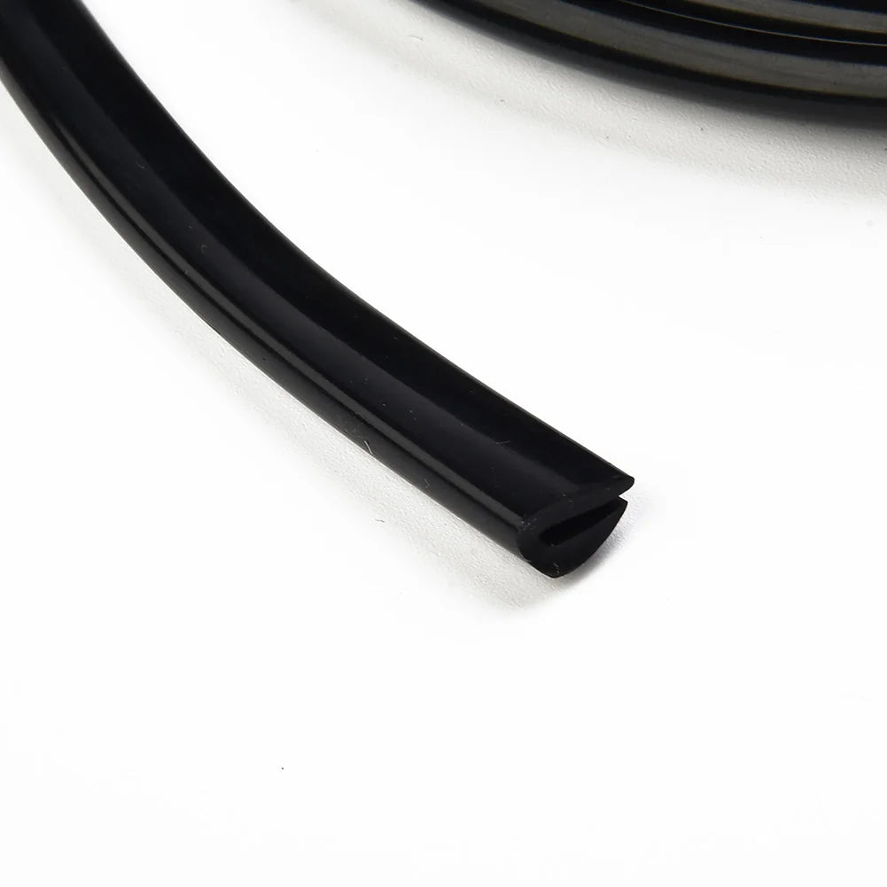 1 Pc 5M Car Door Edge Protector Strip Trim U Shape Rubber Guard Seal 11mmx5mm Auto Care sealing strip Tools decoration