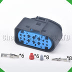 14-Pin Connector Headlight Connector 1719105-2 1J0973737 1J0973837 1719105-1 headlight