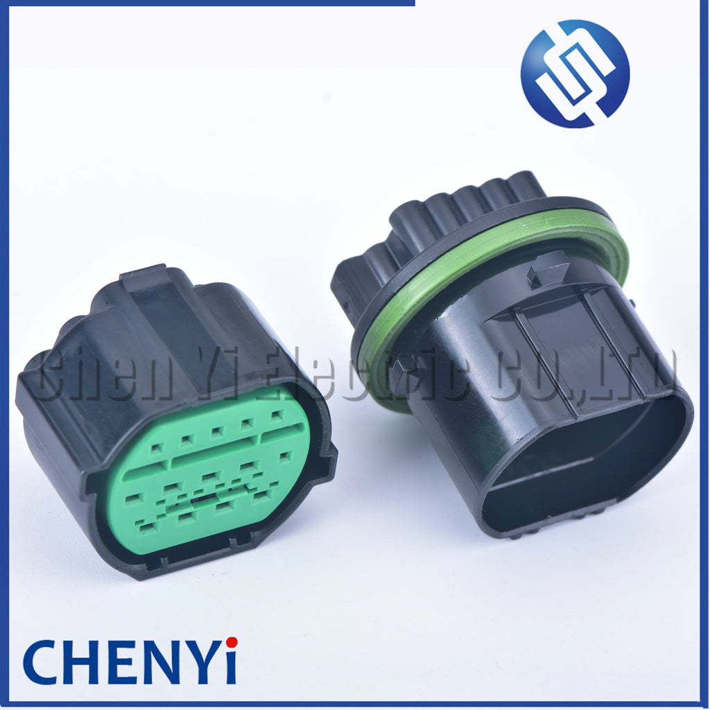 14 Pin Auto Headlight Waterproof Connector Car Lamp Light Wire Harness Plug GL301-14021 GL291-14021 For Hyundai Elantra  Kia K3