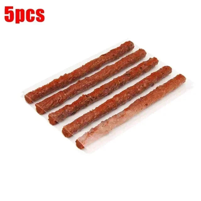 Motorcycle Tire Repair Tool Kit with Rubber Strips Tubeless Tyre Puncture Studding Plug Set Car Truck Vacuum Tire Repair amagi