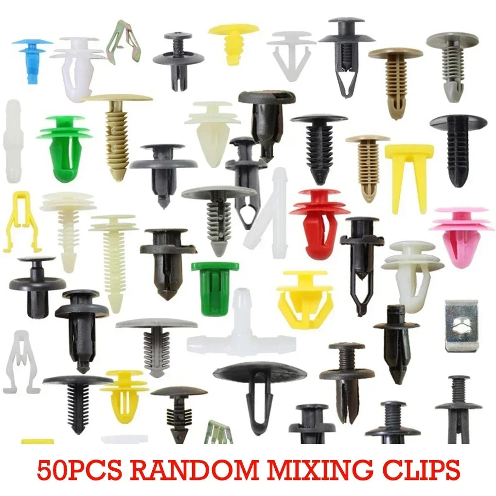 30kinds High Quality Plastic Car Body Door Push Pin Rivet Fasteners Trim Moulding Clips Screw Driver for Trains Truck Amagi