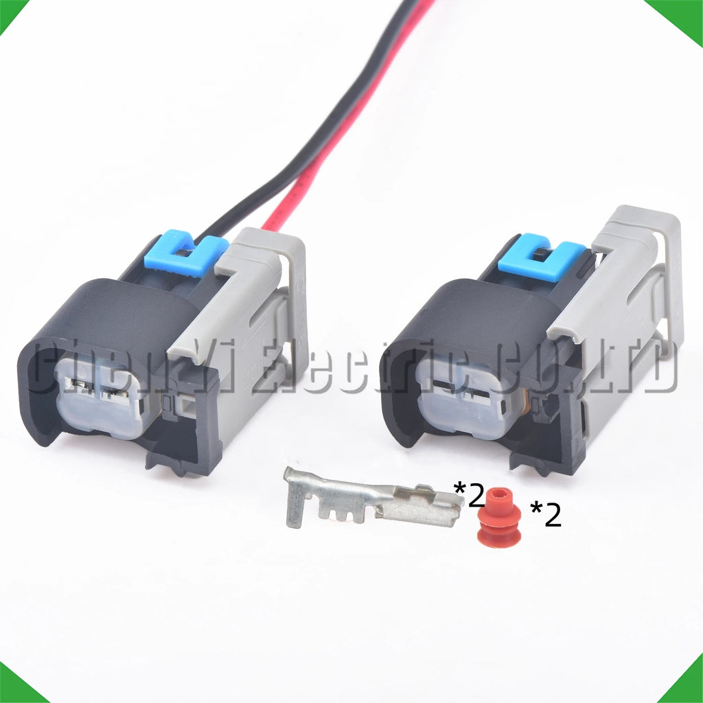 2-pin connector automobile waterproof connector electronic injection nozzle harness