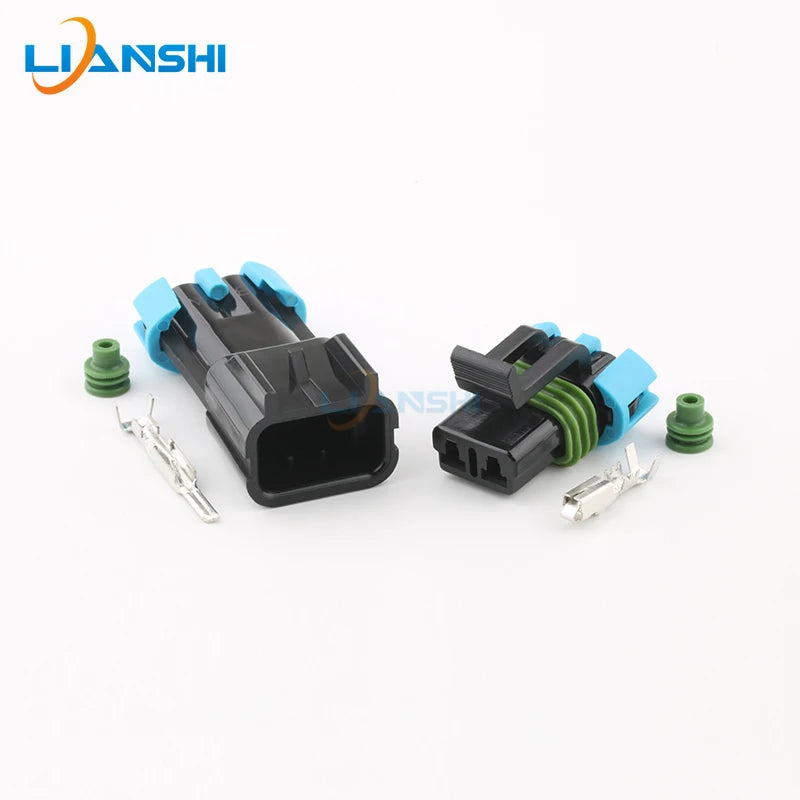 15300002 applies to car fan plug 15300027 wiring harness modified 2pin male/female connector terminal DJ7025W-2.8-11/21