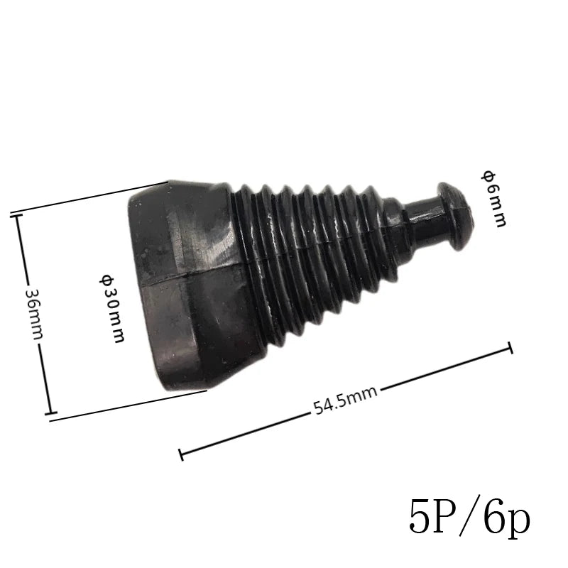 Automotive wire harness dust thread silicone sheath 1.5 series DJ7021-1.5HID connector tail clip 1-6 holes