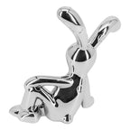 Cartoon Animal Rabbit Car Interior Center Console Decoration Personality Dining Table Desk Creative Props Accessories