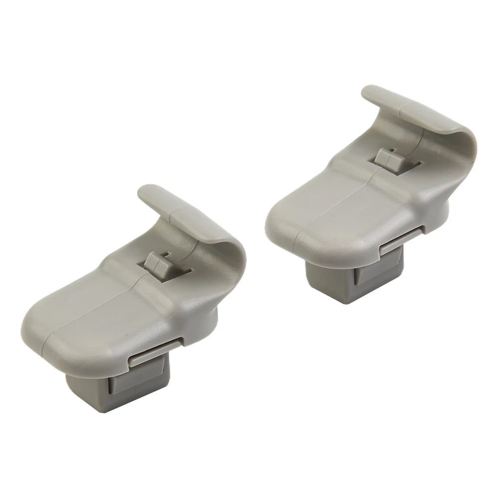 2 Pcs Car Grey Sun Visor Clip For Mazda 3 5 6 CX 7 CX 9 RX 8 MPV Car Sun Visor Clip Gray Interior Hanger Hook Clip Bracket