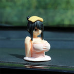 Interior Car Dashboard Decorations Widget Sexy Anime Chest Shaking Ornament for Girls Boys Home Decor Gifts Amagi