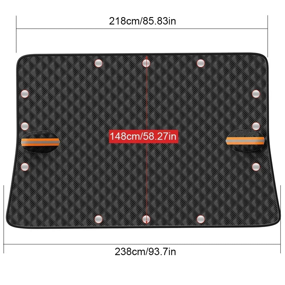 Car Windshield Snow Cover, Frost-Proof & Anti-Freezing Windshield Cover for Winter, Car Window Cover, Winter Car Cover Amagi