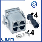 4 Pin Automotive Waterproof AC Assembly connector Car Odometer Sensor speed sensor Wire harness plug With rubber Pins For HOWO