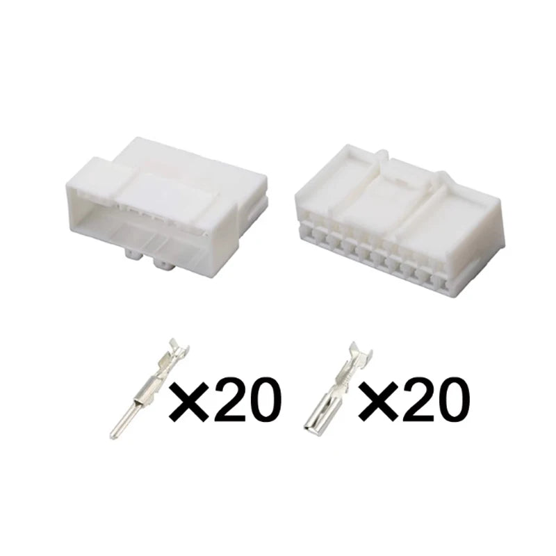 936095-1 is suitable for modern wire harness plugs, 20-pin male and female connectors with terminals 936131-1